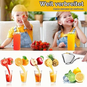 Prémiový kovový lis na citrusy, odšťavňovač na citrony, lis na limetky z nerezové oceli, ruční