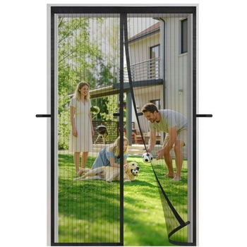 Magnetická síť proti hmyzu na dveře 90x240 cm, větruodolná…