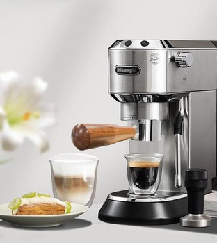 Držiak filtra Buithafu 51mm bez dna pre DeLonghi EC680/EC685/EC785/EC820/EC850/EC860, nerezová oceľ