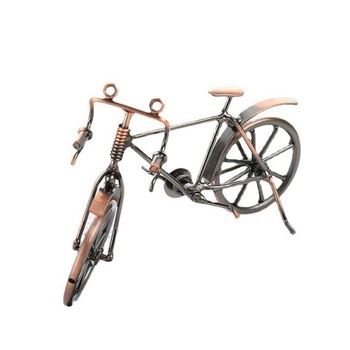 Figuratívna dekorácia bicykla, miniatúrna socha bicykla, dekorácia kovových modelov