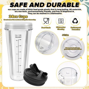 2 náhradní díly pro mixér Ninja 24oz