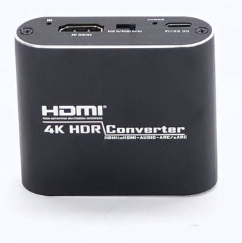 Avideo links HDMI audio extraktor, 4K @ 60Hz HDMI na optický Toslink SPDIF + 3,5 mm AUX stereo, HDMI