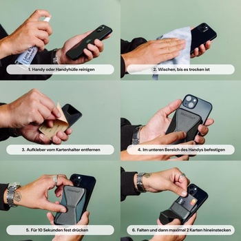 Držiak na karty pre telefón Elite Tech Gear Secure s nastaviteľným stojanom