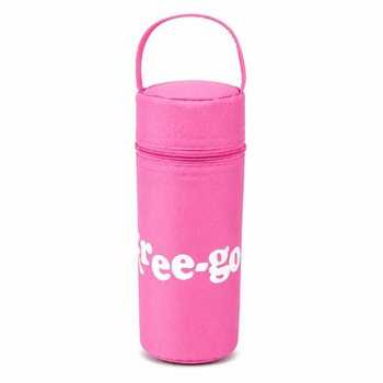 Terryshop74® Držiak na termosky pre 500ml fľaše – Izolovaný obal so zipsom a rukoväťou – Držiak na