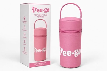 Terryshop74® Držiak na termosky pre 500ml fľaše – Izolovaný obal so zipsom a rukoväťou – Držiak na
