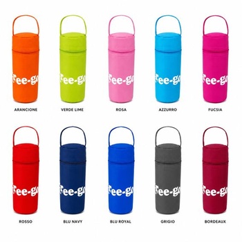 Terryshop74® Držiak na termosky pre 500ml fľaše – Izolovaný obal so zipsom a rukoväťou – Držiak na