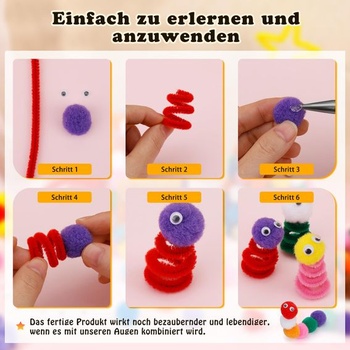 300 brmbolčekov, farebné brmbolce 25 mm na tvorenie, malé brmbolce, viac farieb – 1 veľkosť (2,5 cm)