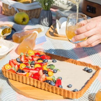 Forma na koláč s odnímateľným dnom, obdĺžniková forma na quiche, koláčová forma s nepriľnavým