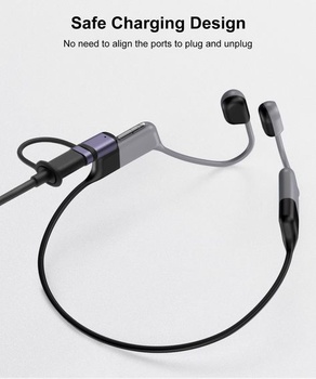 Nabíjecí adaptér USB-C pro sluchátka Shokz (2 ks) S710 fialový