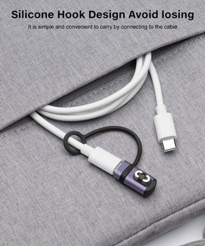 Nabíjecí adaptér USB-C pro sluchátka Shokz (2 ks) S710 fialový