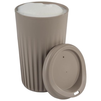 APS 67552 Sada opakovaně použitelných kelímků na cestu, 2 kelímky + 2 víčka, 400 ml, polypropylen,