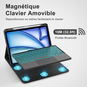 Puzdro s klávesnicou pre iPad Air 11 palcov M4/M3/M2 2026/2025/2024