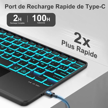 Puzdro s klávesnicou pre iPad Air 11 palcov M4/M3/M2 2026/2025/2024