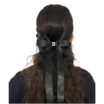Magnetická sponka do vlasov s mašľou a odnímateľným pásikom, magnetické sponky do vlasov pre styling,