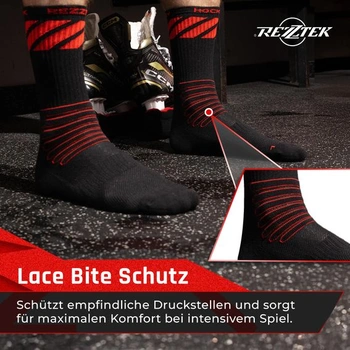 Ponožky na hokejové brusle – Přilnavá podrážka a ochrana proti zakousnutí tkaniček XS Crew Socks