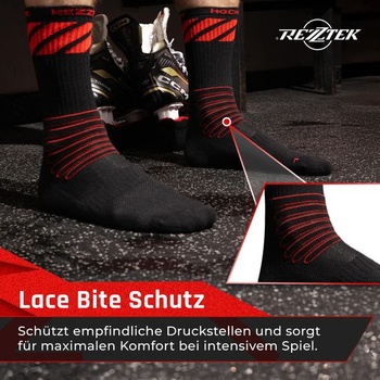 Ponožky na hokejové korčule – Priľnavá podrážka a ochrana proti zahryznutiu šnúrok XS Crew Socks