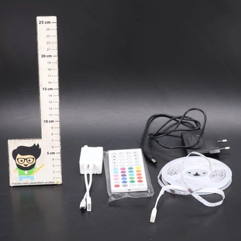 HOVVIDA LED pásek 10M, 1x10M, 30 LED diod/metr, RGB LED pásek, 300 LED diod, ovládání pomocí