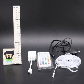 HOVVIDA LED pásik 10M, 1x10M, 30 LED diód/meter, RGB LED pásik, 300 LED diód, ovládanie pomocou