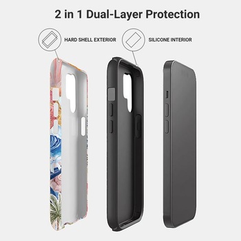 Puzdro na telefón Tawarror pre Samsung Galaxy S25 Ultra, 2 v 1 bohatý ochranný kryt z TPU + PC,