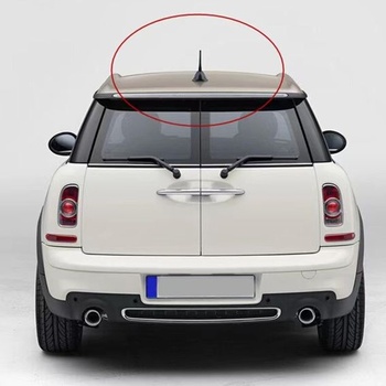 Autoanténa, krátka 6,5 ​​cm, univerzálna strešná anténa pre automobily s 3 skrutkami (M4, M5, M6),