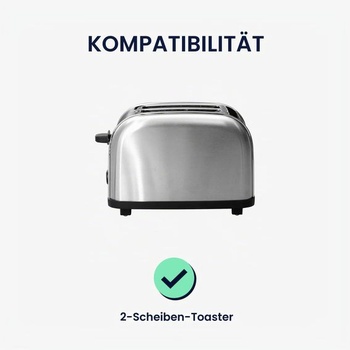 Kwmobile Kryt na sendvičovač na 2 plátky - Protiprachový kryt - Čiernobiely kryt sendvičovača s motívom