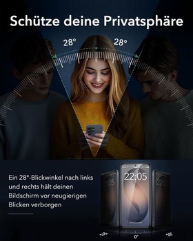 Sada 3 tvrdených sklenených ochranných fólií ESR pre Galaxy S26 Ultra, Armorite S26 Ultra Antispy -