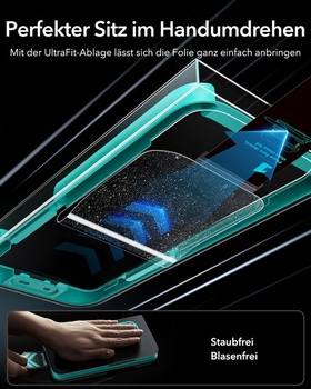 Sada 3 tvrdených sklenených ochranných fólií ESR pre Galaxy S26 Ultra, Armorite S26 Ultra Antispy -
