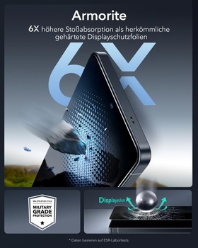Sada 3 tvrdených sklenených ochranných fólií ESR pre Galaxy S26 Ultra, Armorite S26 Ultra Antispy -