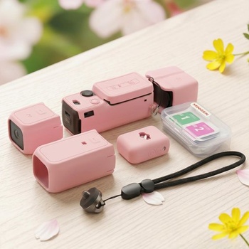 Pouzdro pro DJI Osmo Pocket 3/Xtra Muse s objektivem a ochranou displeje, růžové
