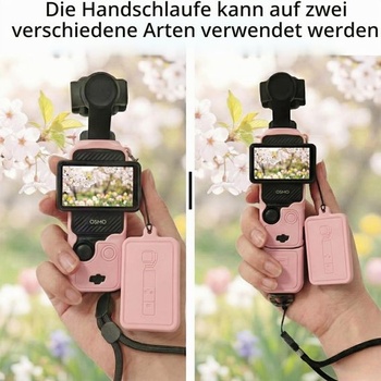 Pouzdro pro DJI Osmo Pocket 3/Xtra Muse s objektivem a ochranou displeje, růžové