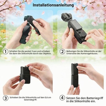 Pouzdro pro DJI Osmo Pocket 3/Xtra Muse s objektivem a ochranou displeje, černé