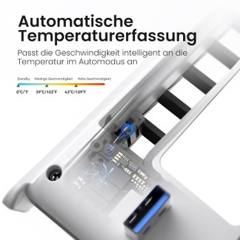 Ventilátor pre PS5 Kiwihome s 3 ventilátormi
