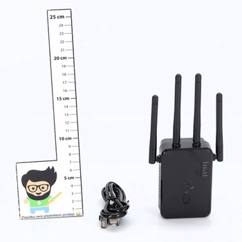 WiFi router Aenxwa čierny 7x7 cm