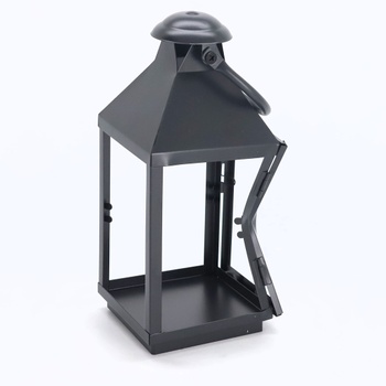 Dekoratívne osvetlenie Nuptio čierna lampáš