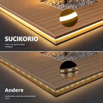 Vonkajší neónový LED pásik Sucikorio 5m