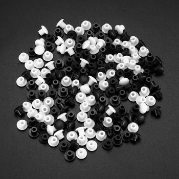 500 ks bielych záslepiek (8 mm)TVNYOUJIA