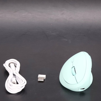 Ergonomická Bluetooth myš TECKNET, dobíjacia bezdrôtová myš s 3 zariadeniami (BT 5.0/3.0 + 2.4G), 6