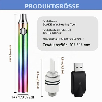 Keramický horúci nôž, keramický vykurovací nôž 510, elektrický dabovací nástroj, prenosný vykurovací nôž,
