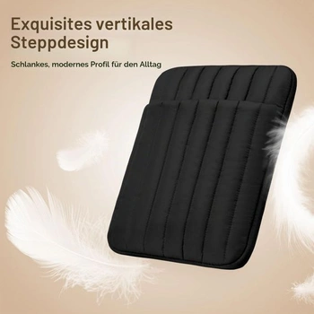Puzdro na tablet Dadanism 9-11 palcov Puffy s polstrovaním, čierne