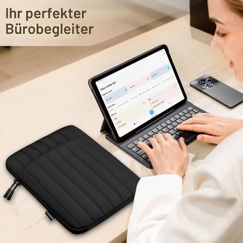 Puzdro na tablet Dadanism 9-11 palcov Puffy s polstrovaním, čierne