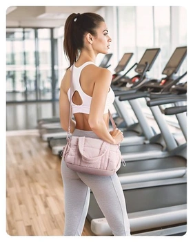 Dámská sportovní taška přes rameno bagsmart Mini, 5l, prošívaná sportovní taška na víkendy/plavání,