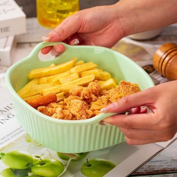 Zapekací pekáč do fritézy, keramický zapekací pekáč, malý zapekací pekáč, pekáč do rúry s