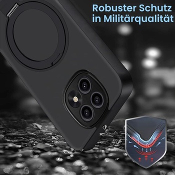 Puzdro na telefón Tawarror MagStand pre Xiaomi Redmi Note 14 Pre 5G, matné priesvitné magnetické
