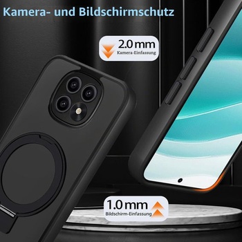 Puzdro na telefón Tawarror MagStand pre Xiaomi Redmi Note 14 Pre 5G, matné priesvitné magnetické