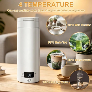 Rýchlovarná kanvica FUDUOXIAO cestovná 450 ml