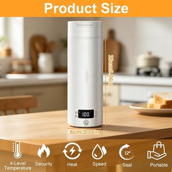 Rýchlovarná kanvica FUDUOXIAO cestovná 450 ml
