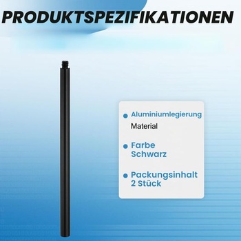 PATIKIL 2dielny predlžovací adaptér pre statív 150 mm 1/4