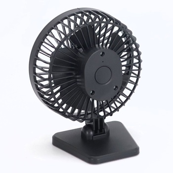 Gaiatop USB stolný ventilátor, malý, ale výkonný, prenosný, tichý, 3 rýchlosti vetra, stolný osobný
