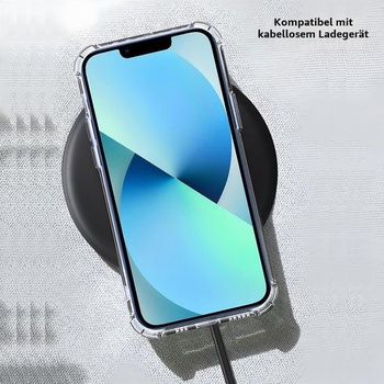 Púzdro Totill pre iPhone 13 Mini s 3 ochrannými fóliami na displej, priehľadné púzdro 4 v 1