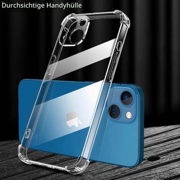 Púzdro Totill pre iPhone 13 Mini s 3 ochrannými fóliami na displej, priehľadné púzdro 4 v 1